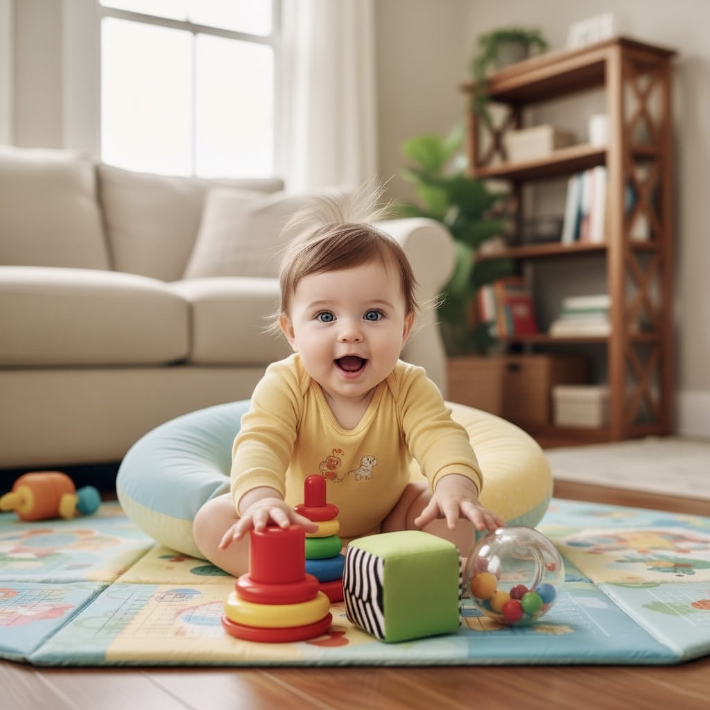 Baby Milestones First Year - Baby Development at 6 Months