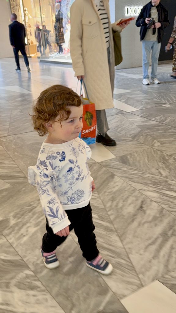 Baby walking on nanny walking methods varied textured surfaces to enhance sensory balance and walking skills