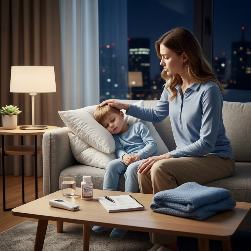 10 critical fever management techniques caring for sick child at home safely