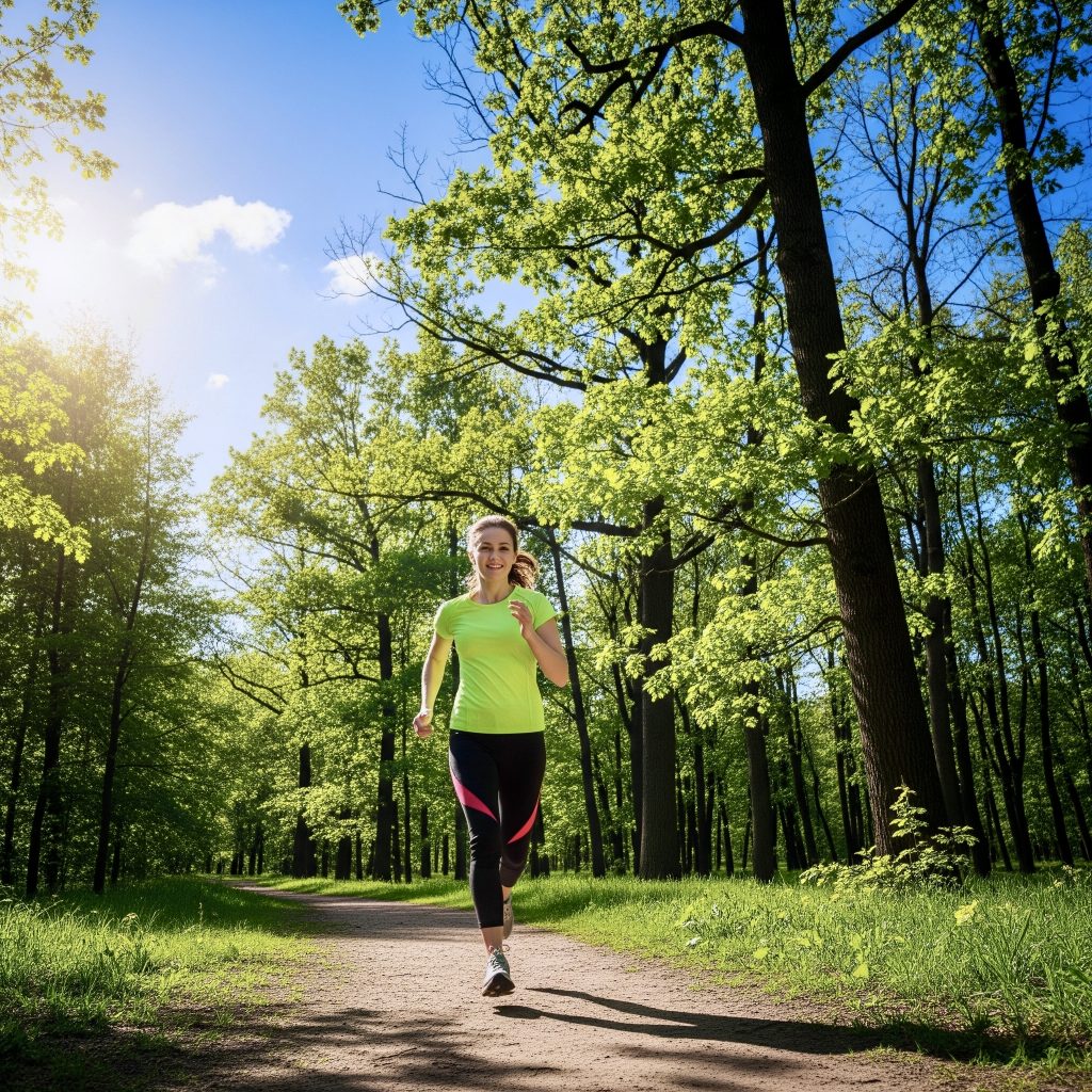 Physical exercise routine supporting daily habits for mental clarity and focus