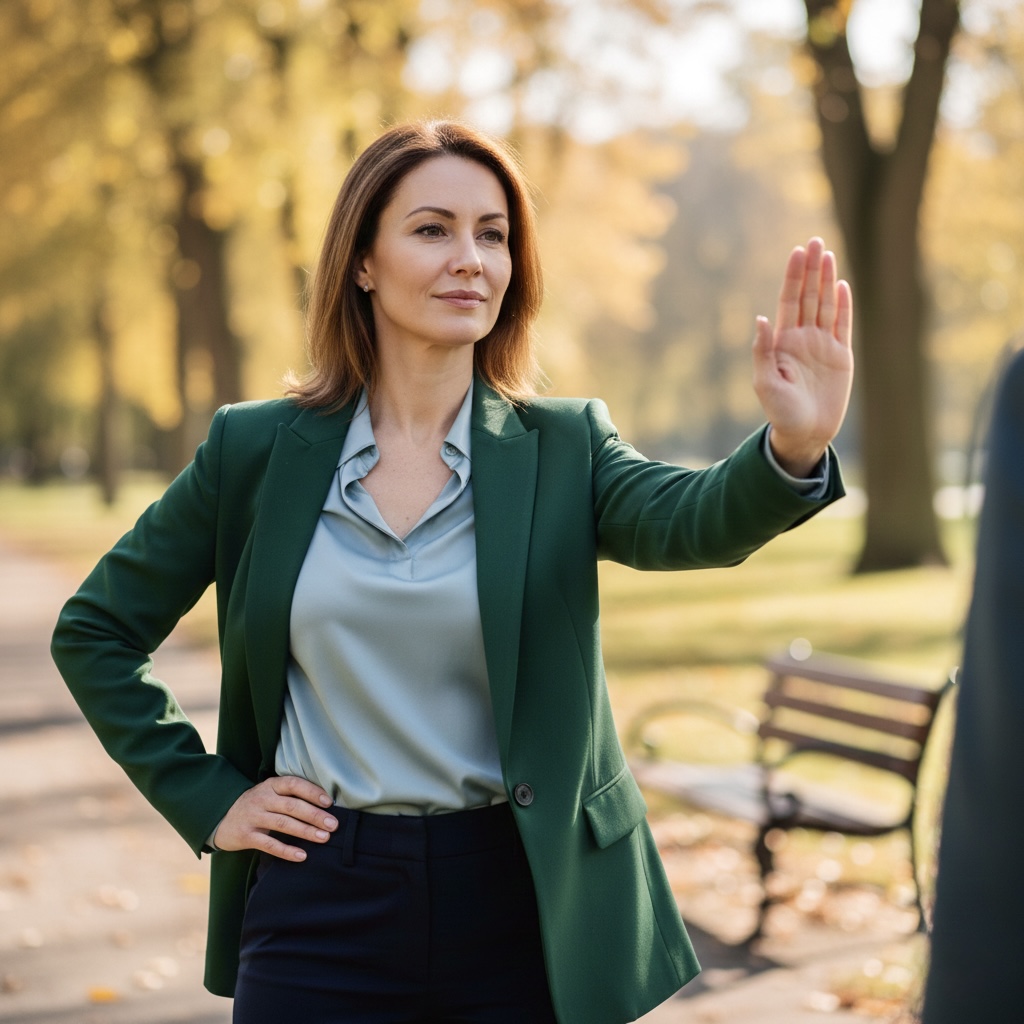 postura confiante Healthy Boundaries in Relationships techniques demonstrating assertive communication and personal boundaries