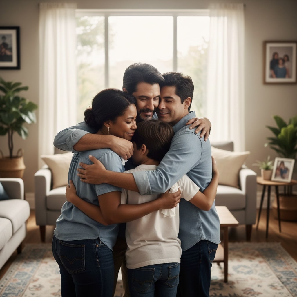 Healthy family dynamics include authentic apologies and conflict resolution