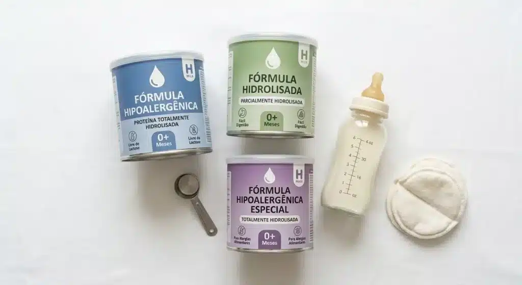 Baby formula for cow's milk allergy options including hydrolyzed and amino acid formulas