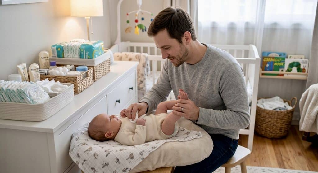 Parent monitoring newborn diaper output to identify dangerous newborn health threats and dehydration signs