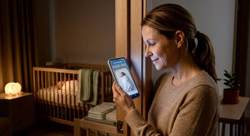 baby sleep monitoring app supporting baby sleep techniques at night