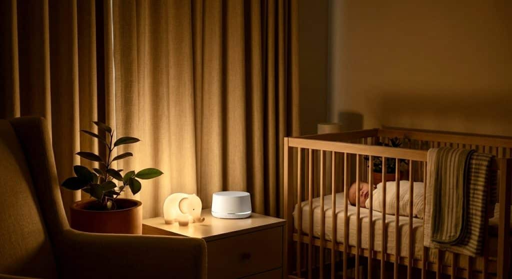 baby sleep techniques - optimized nursery environment for infant sleep
