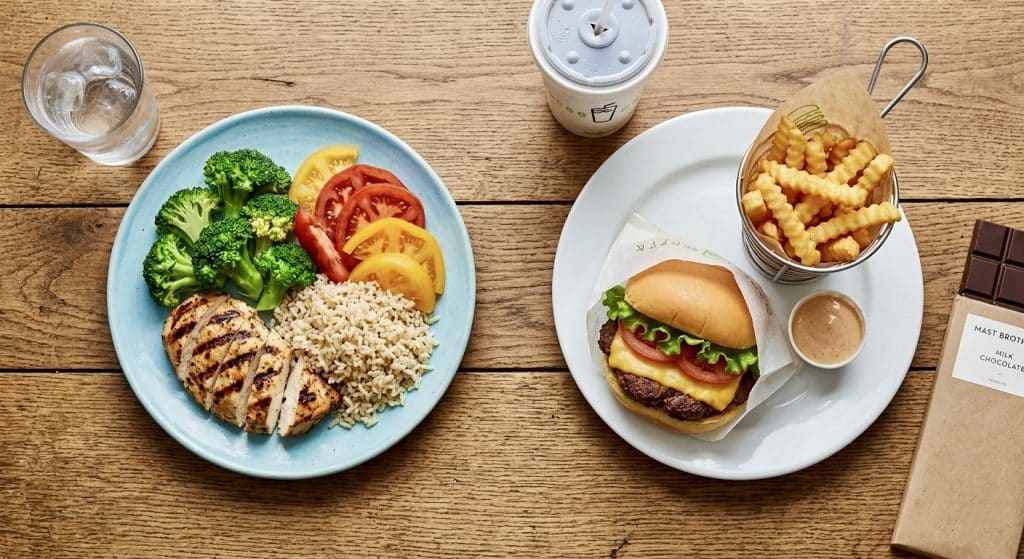 diabetes in children - comparison between healthy meal and processed food for sugar awareness