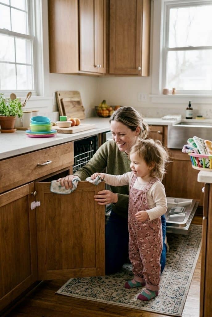 positive discipline for toddlers through daily modeling and routine