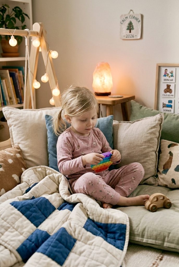 sensory-friendly home autism calm corner for daily routine