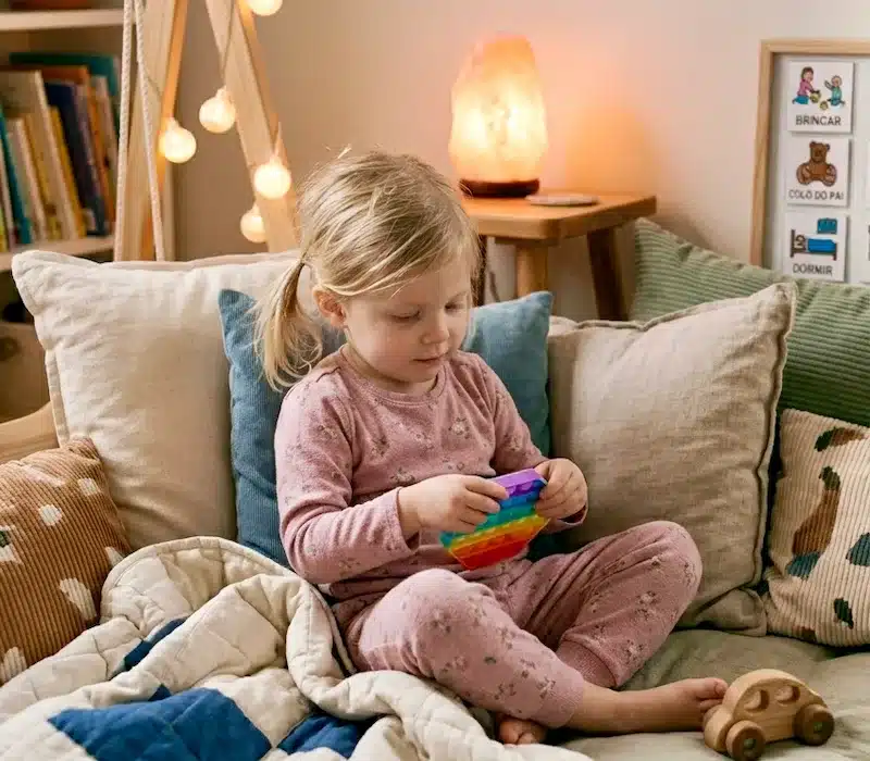 sensory-friendly home autism calm corner for daily routine