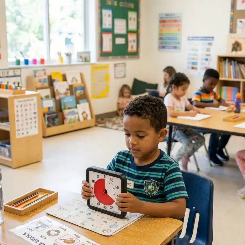 autism classroom accommodations visual timer school strategies