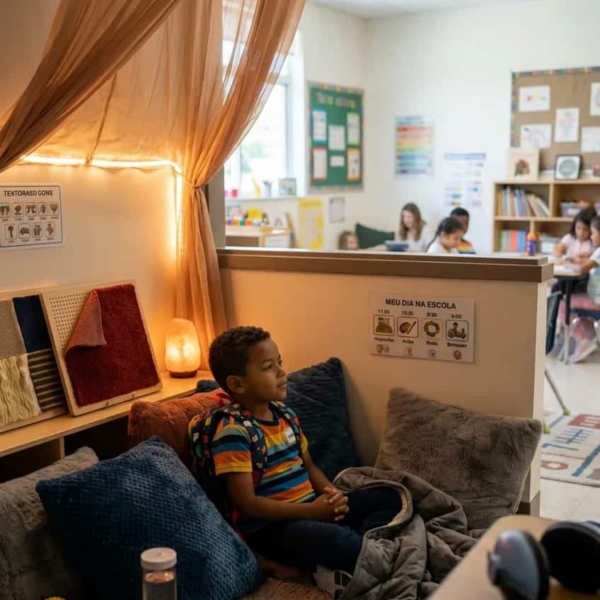 calm-down corner critical school strategies for autistic children sensory break 